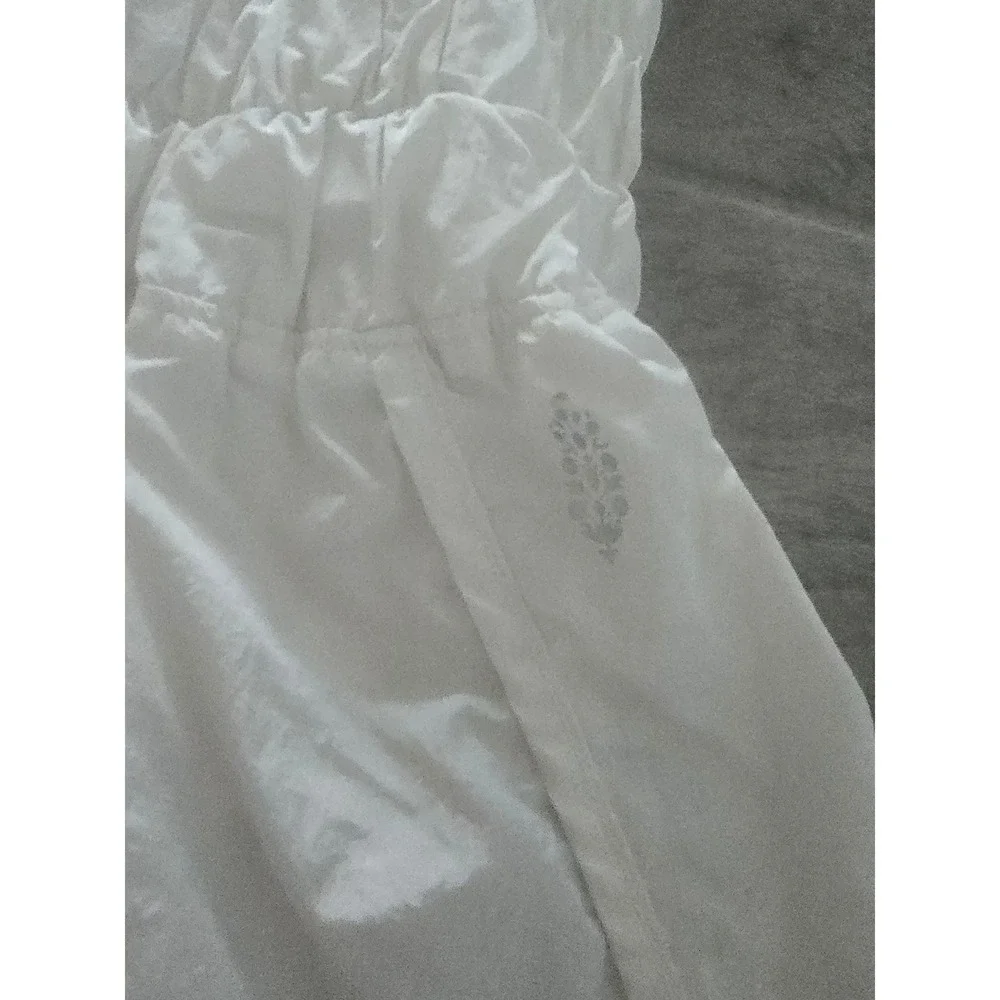 FP Movement The Way Home Shorts White High Waisted Smocked Athletic Womens Large
